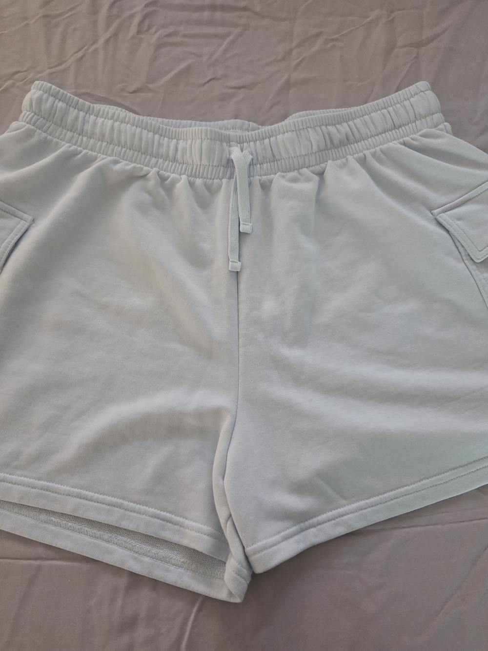 wild fable Light Blue Casual Knit Shorts